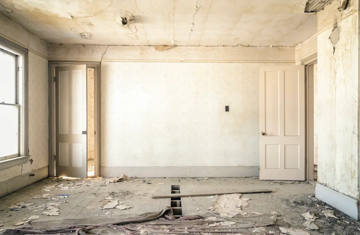 Waste disposal crew managing a cleanout project in Pittsboro